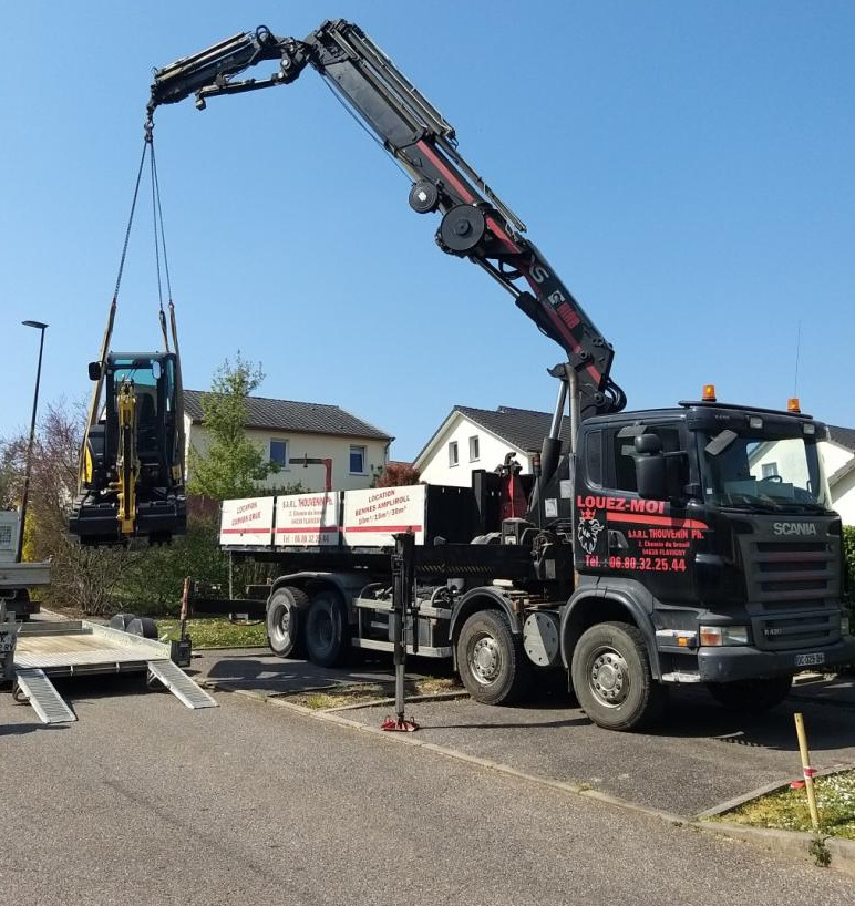 Location de camions avec grue Lunéville
